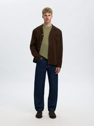 Maglietta di SELECTED in verde