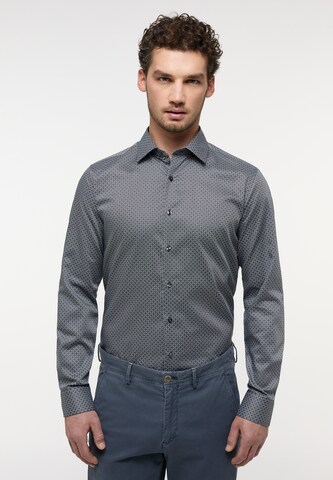 ETERNA Slim fit Button Up Shirt in Green: front