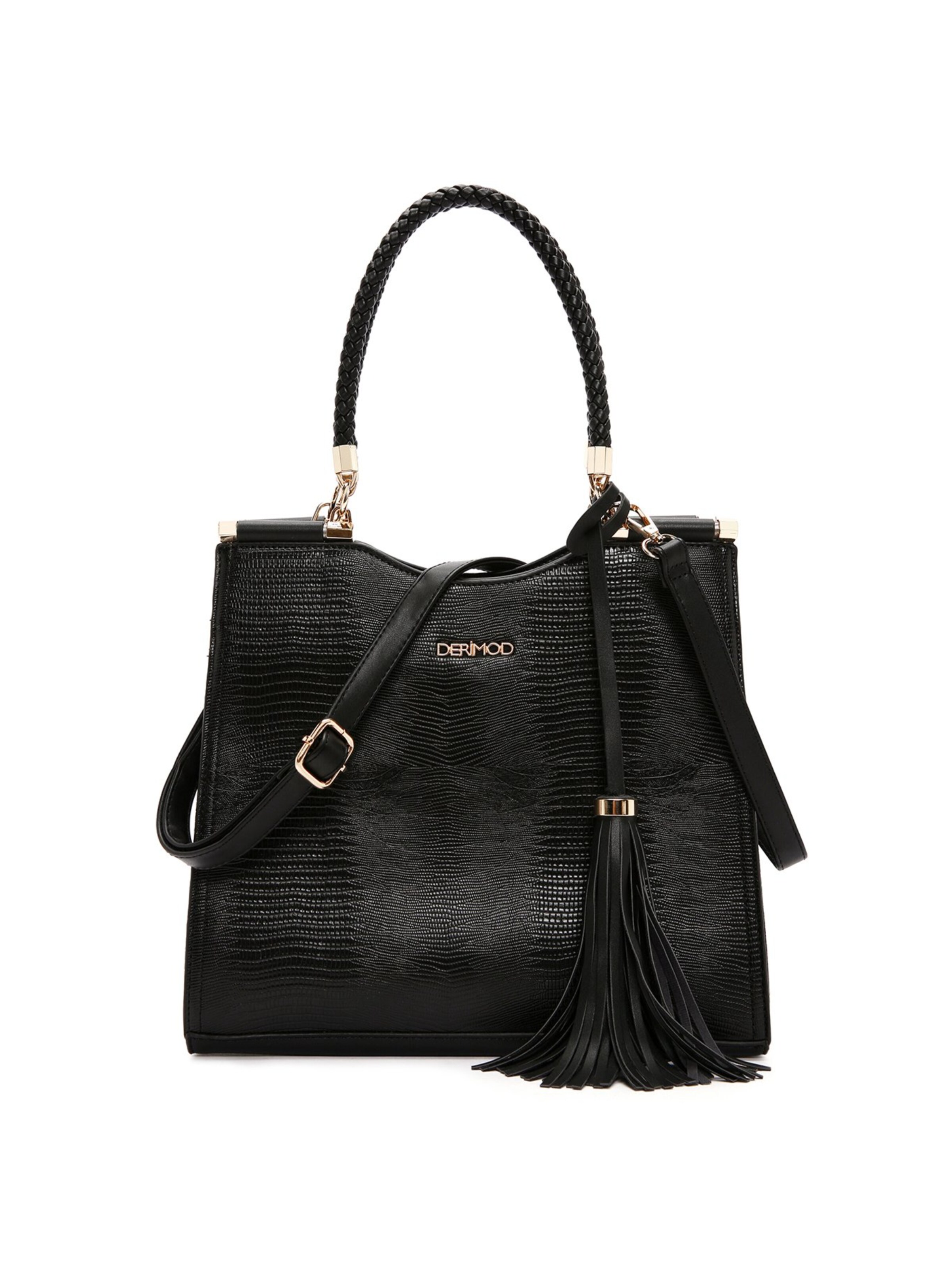 Sac bandoulière Derimod en noir : devant