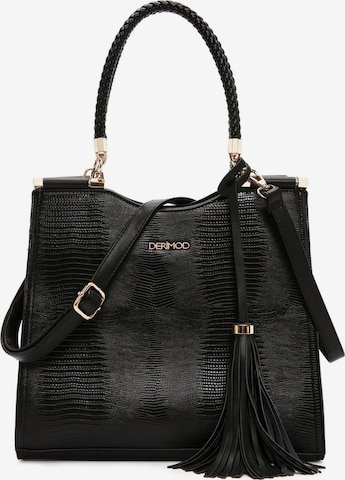 Borsa a spalla di Derimod in nero: frontale