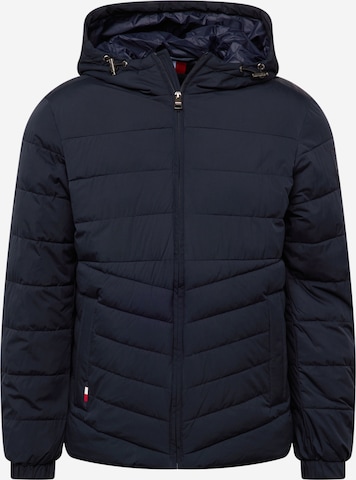 TOMMY HILFIGER Tussenjas in Blauw: voorkant