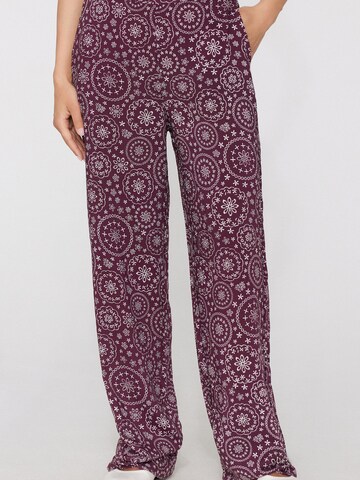 Tezenis Wide leg Pants in Purple