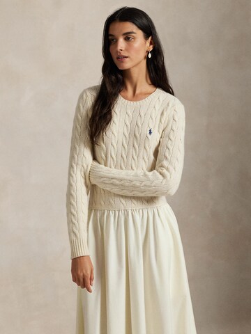 Polo Ralph Lauren Gebreide jurk in Beige