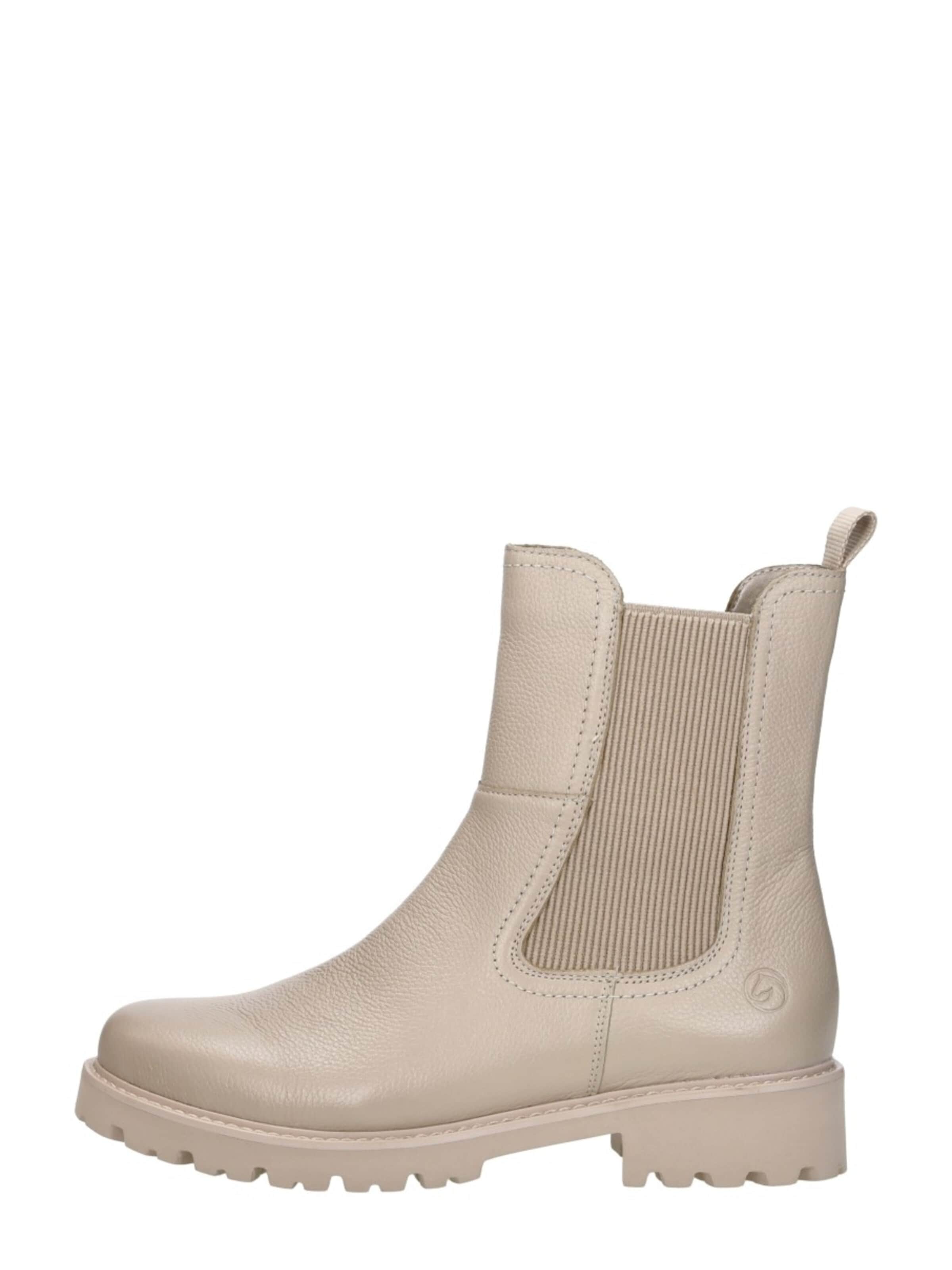 Boots 'Enkellaarsjes Plat' REMONTE en blanc : devant