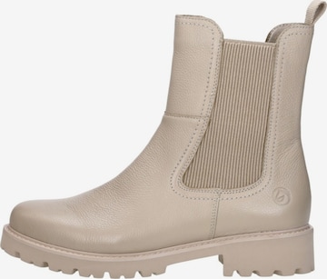 Boots 'Enkellaarsjes Plat' REMONTE en blanc : devant