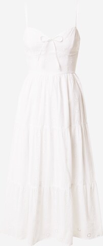 HOLLISTER Kleid 'EMEA' in Weiß: predná strana