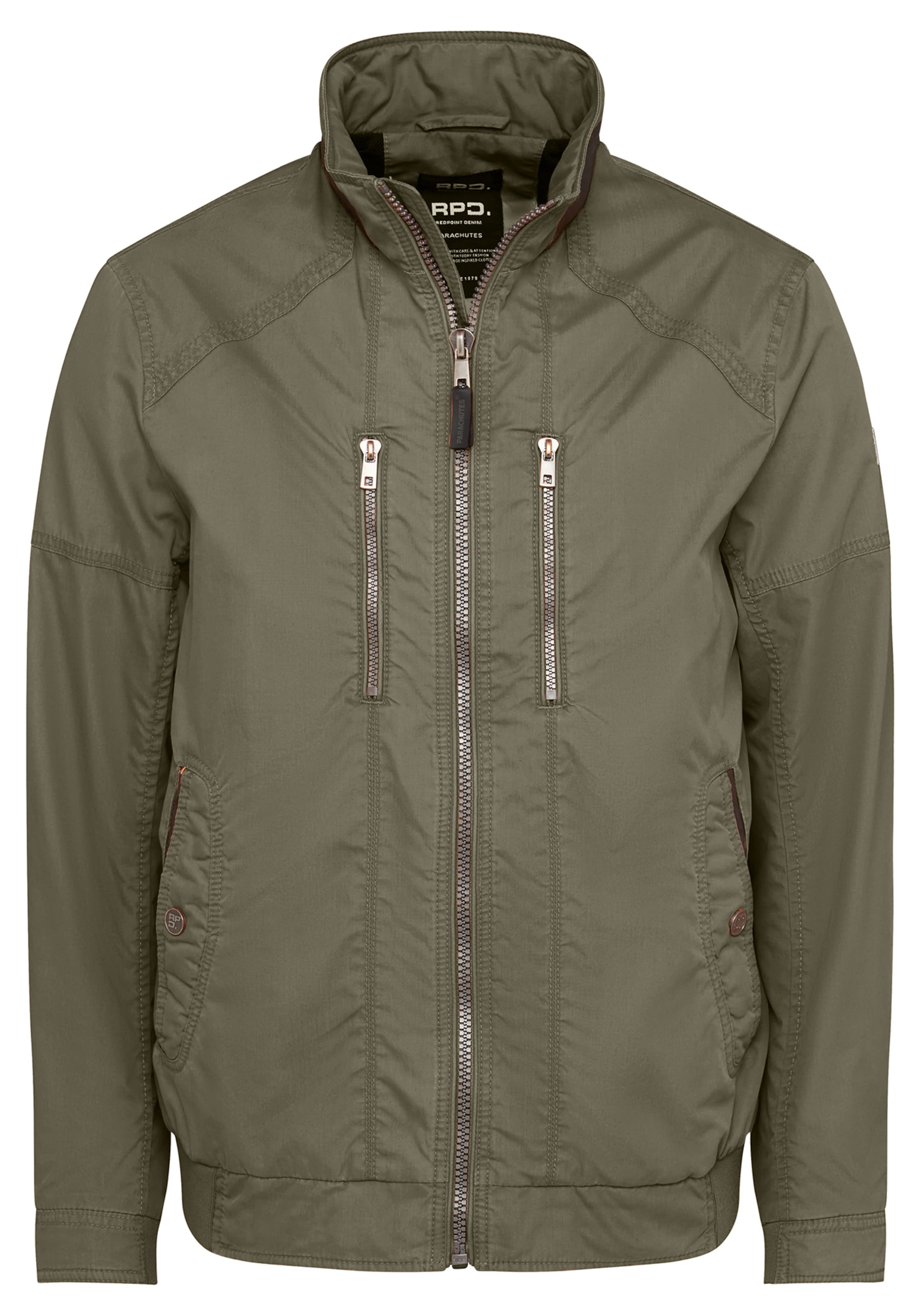 REDPOINT Between-Season Jacket in Green: front