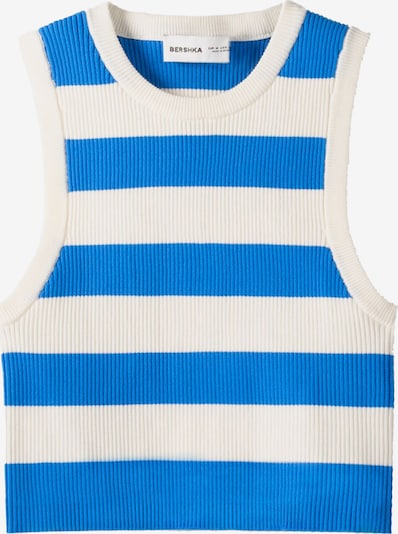 Bershka Top s naramenicama u plava / bijela, Pregled proizvoda