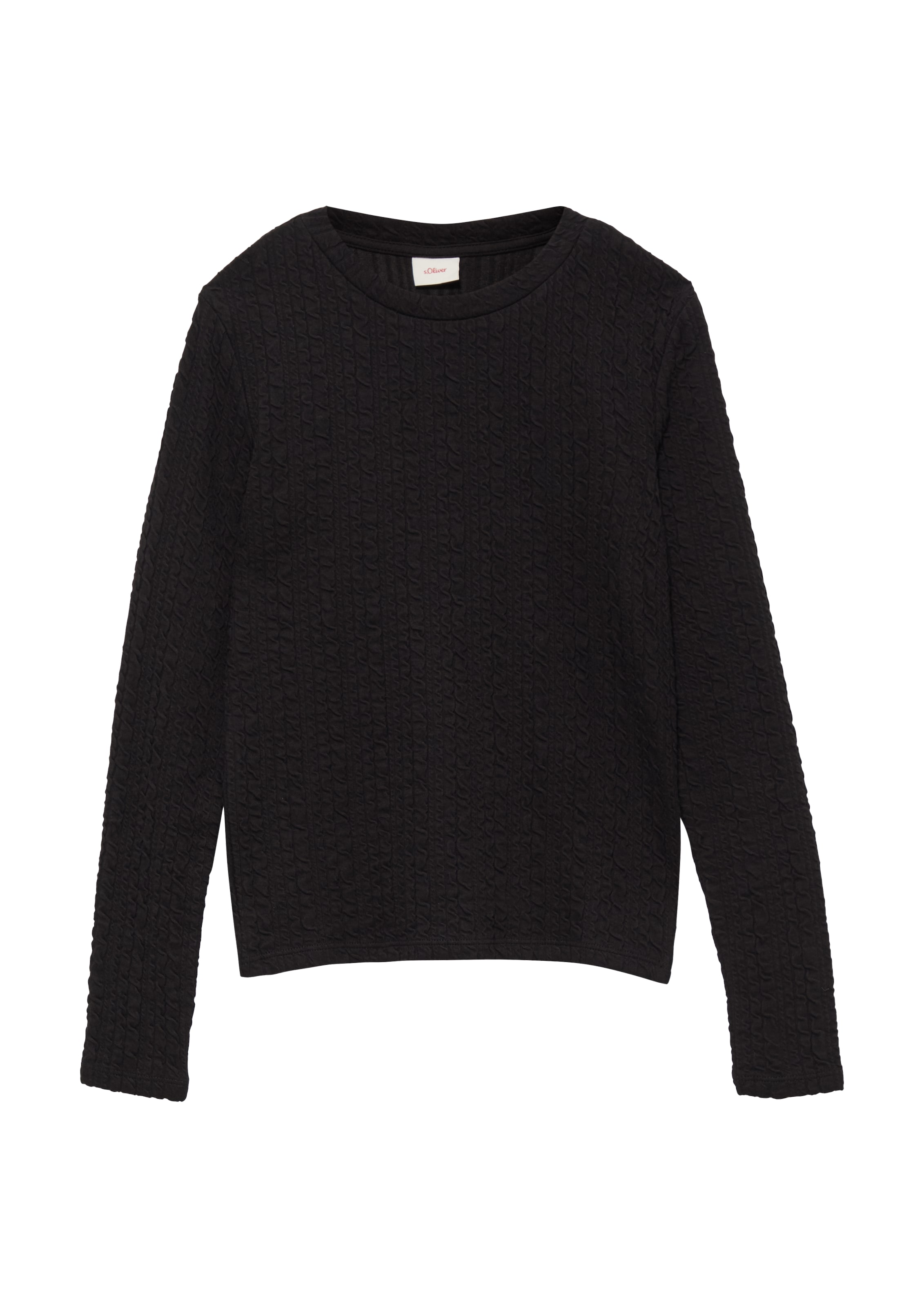 s.Oliver Shirt in Schwarz: Vorderseite