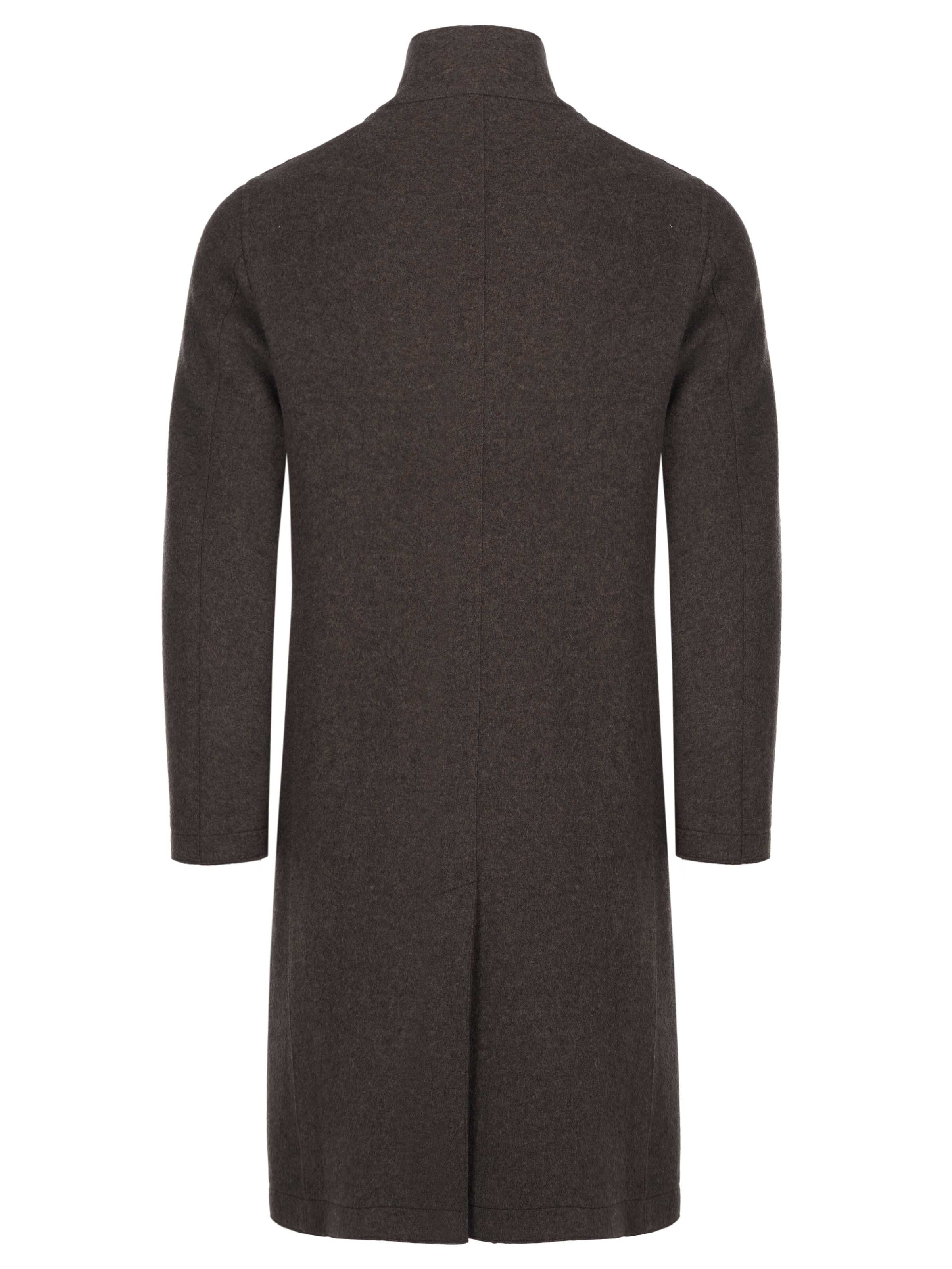 ARMANI Between-seasons coat 'Emporio Armani Mantel' in Brown
