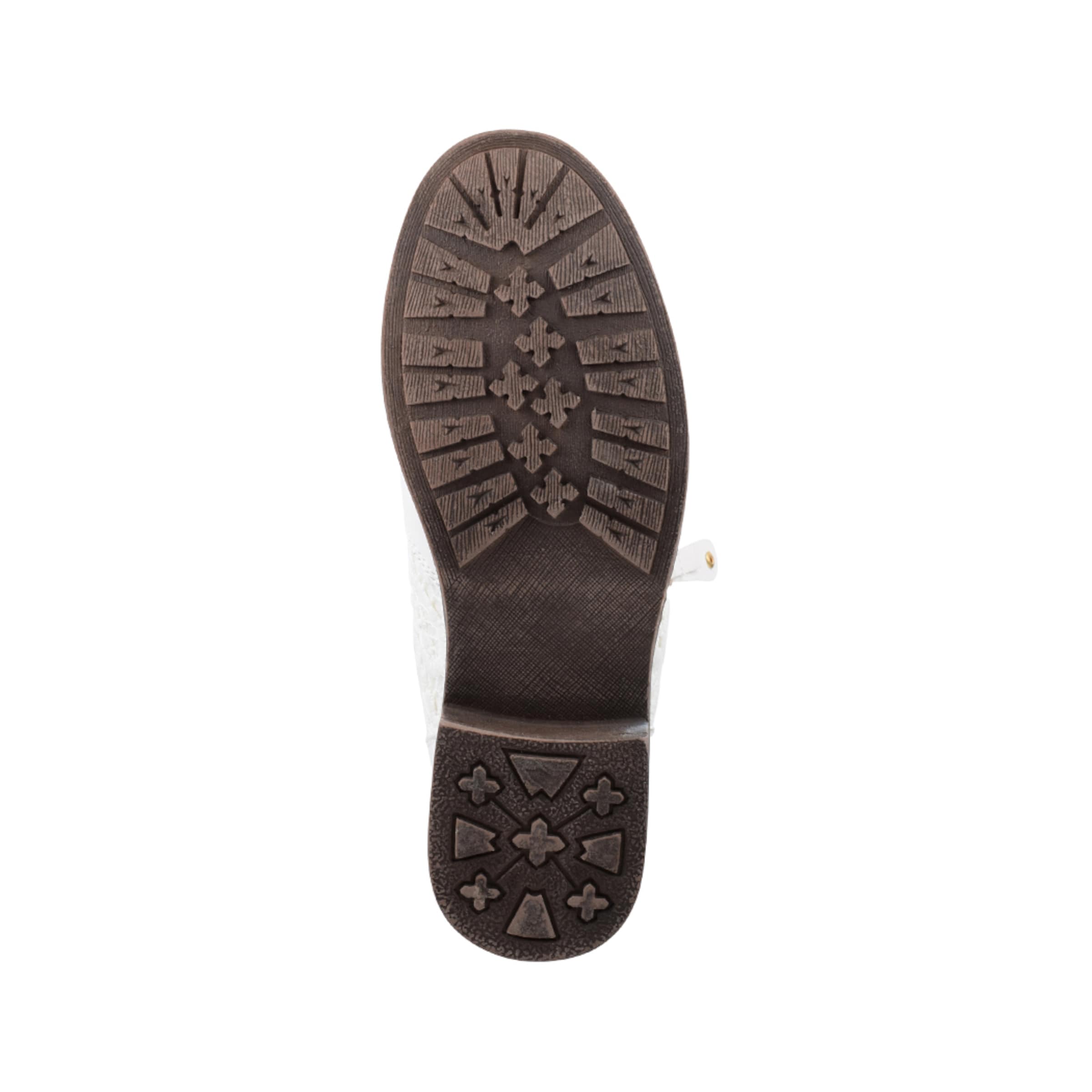 Elara Schnürstiefelette in Weiß