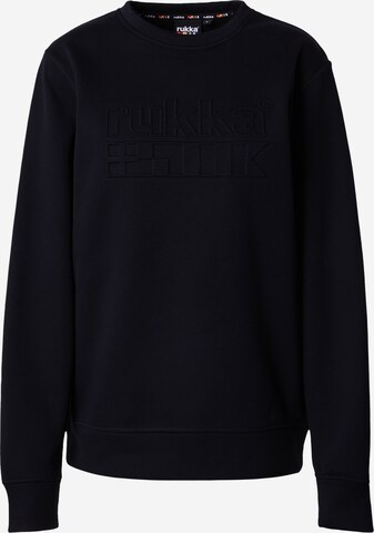 RukkaSportska sweater majica 'YLISIPPOLA' - crna boja: prednji dio