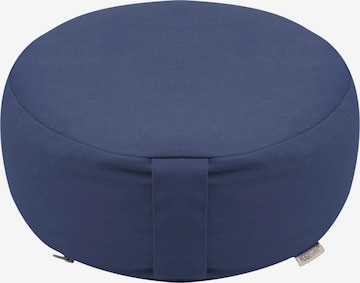 YOGISTAR.COM Pillow 'Dhyana' in Blue: front