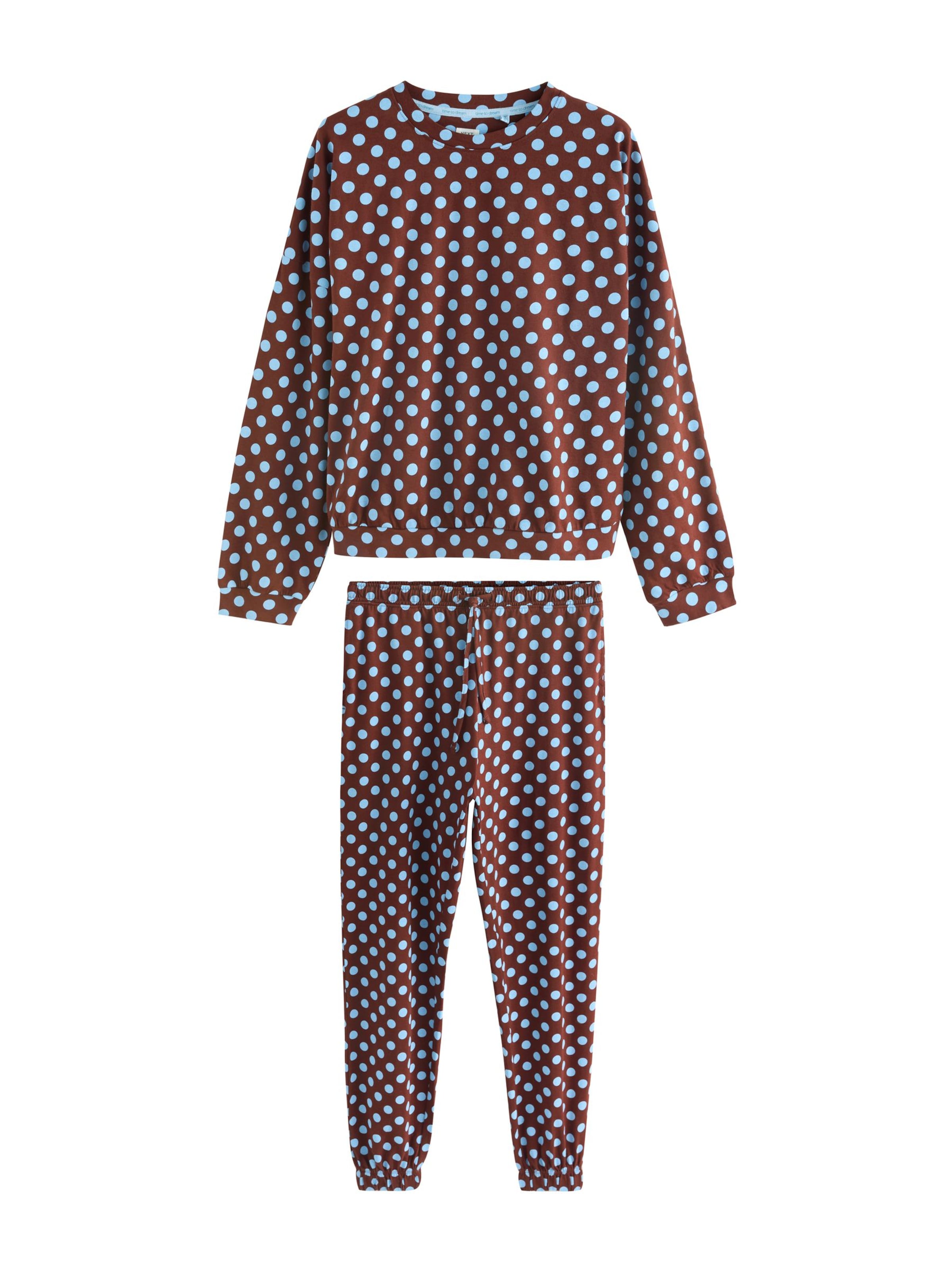 Next Pyjamas i lyseblå / choko, Produktvisning