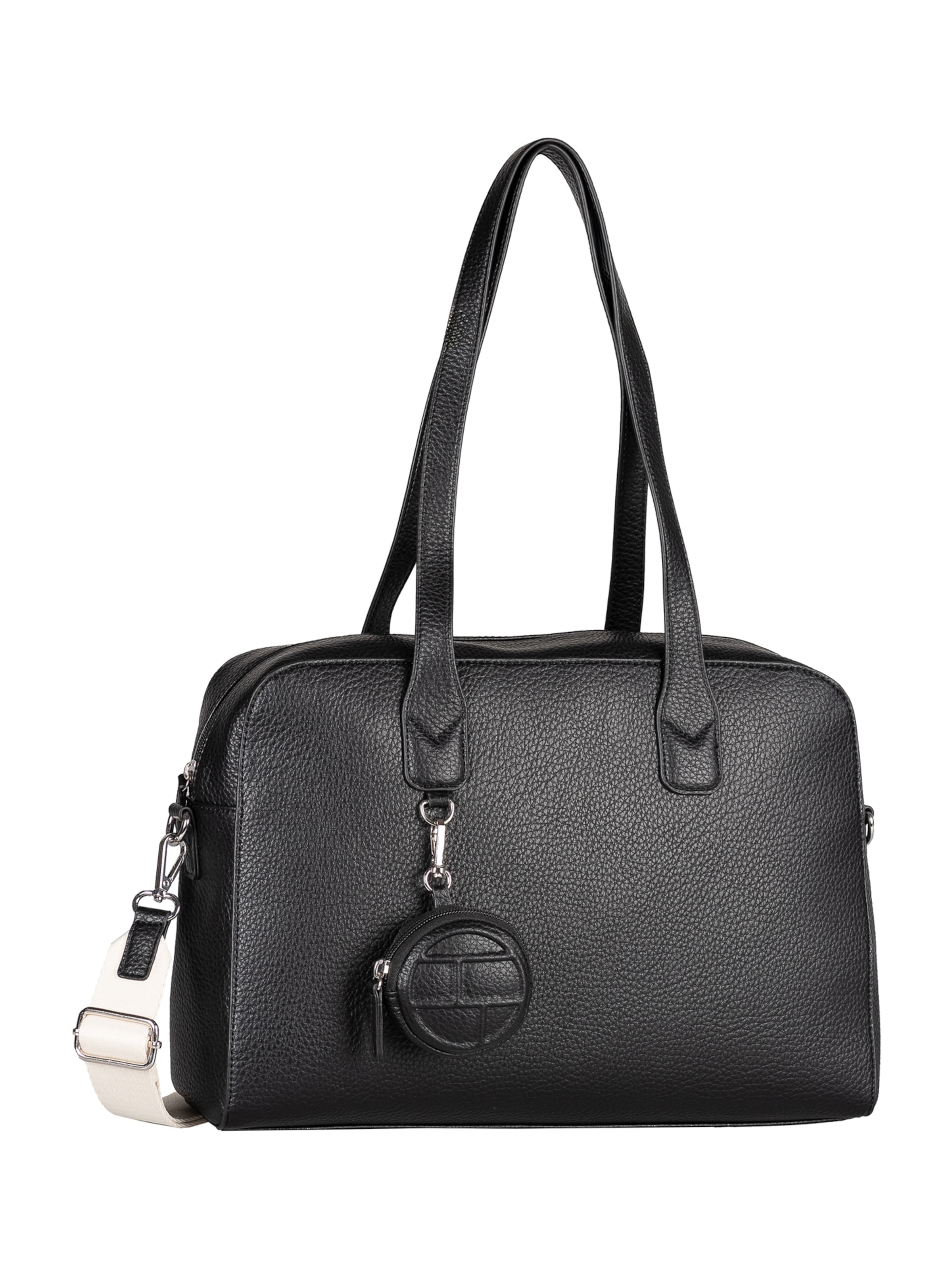 TOM TAILOR Håndtaske 'Rima' i sort: forside