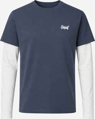 GRUNT Shirt 'GRUNT GRANTO LS TEE ist ein stylisches Langarmshirt für Jungen' in Grau: Vorderseite