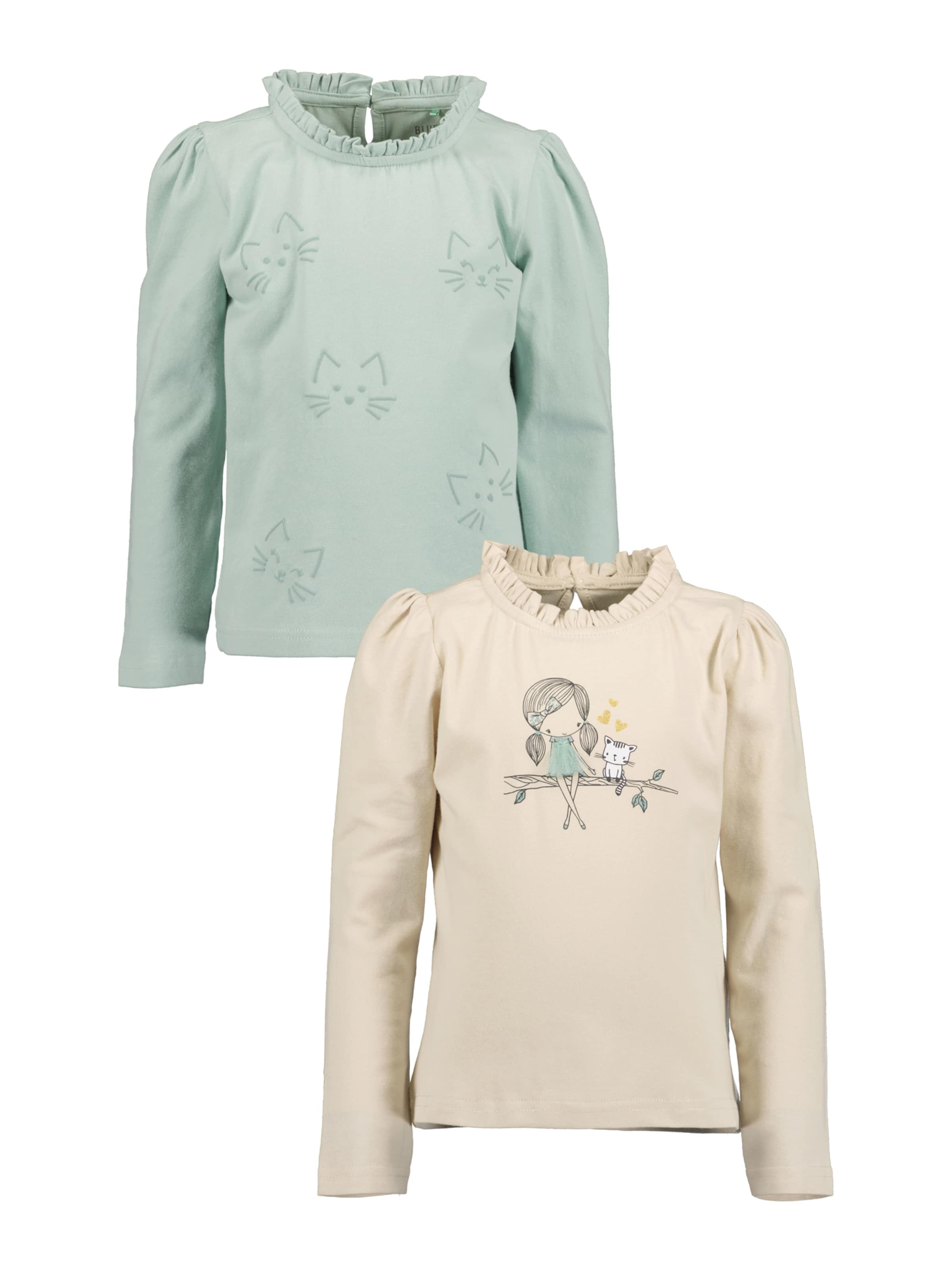BLUE SEVEN Shirt in Beige: voorkant