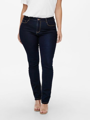 ONLY Carmakoma Slimfit Jeans 'Vicky' i blå: forside