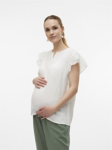 MAMALICIOUS Bluse 'Juana' in Weiß: predná strana