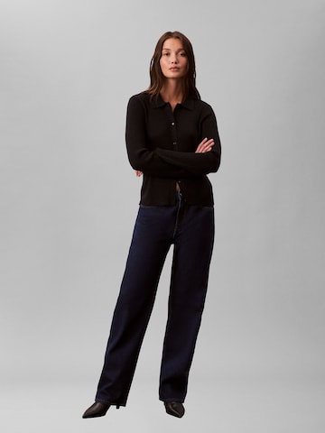 Calvin Klein Jeans Strickjacke in Blau