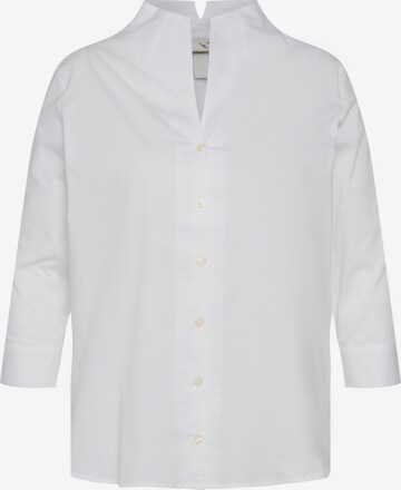 Ulla Popken Blouse in Wit: voorkant