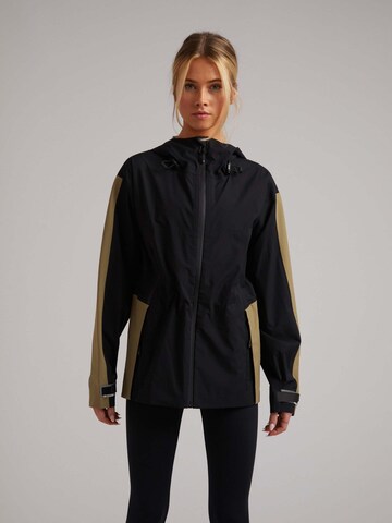 JACK1T Outdoor jacket ' Isotope Regenjacke ' in Black: front