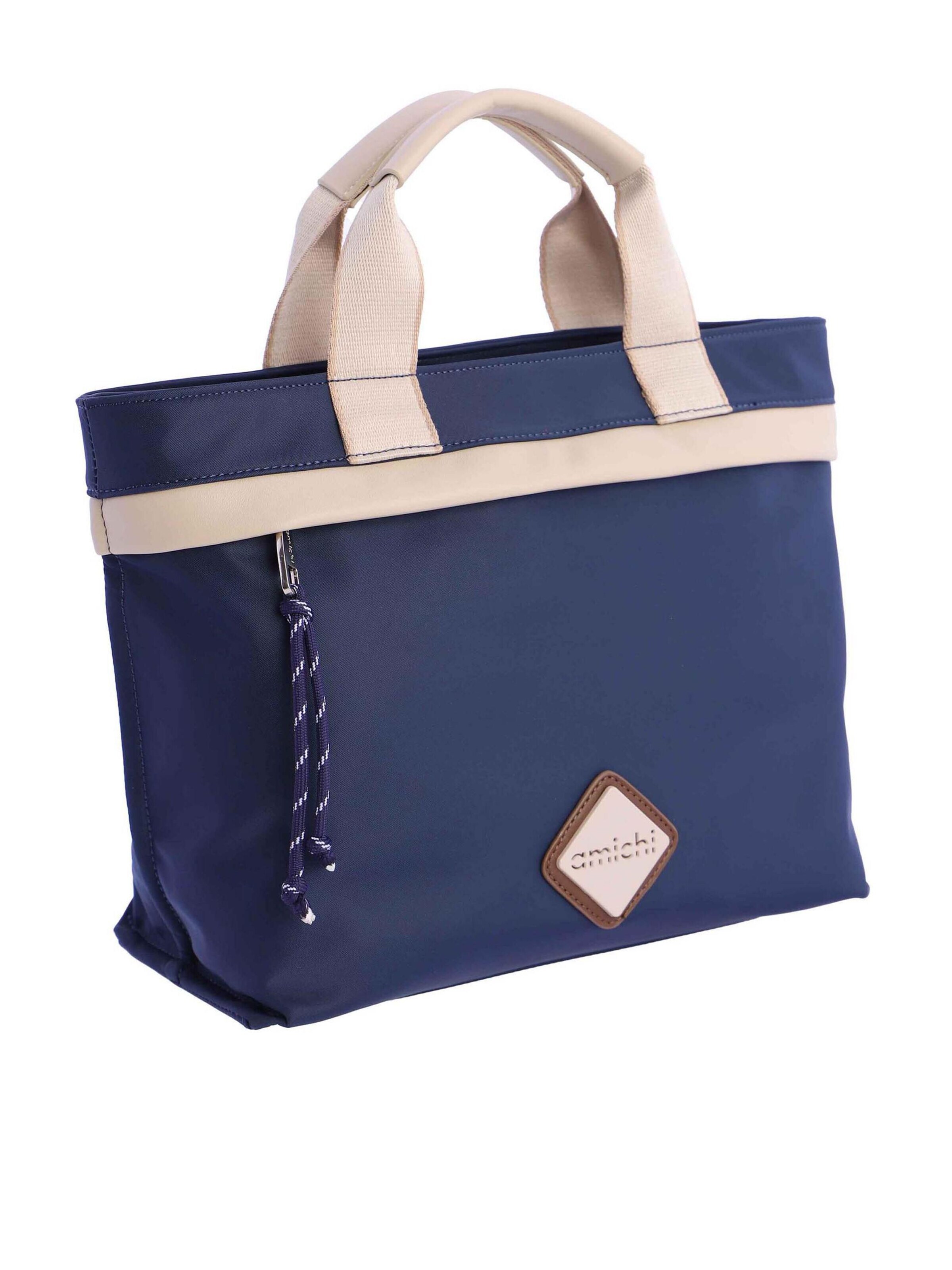 Amichi - Bolso de mano 'Bolso de mano para mujer Aurora de nailon con cremallera' en azul