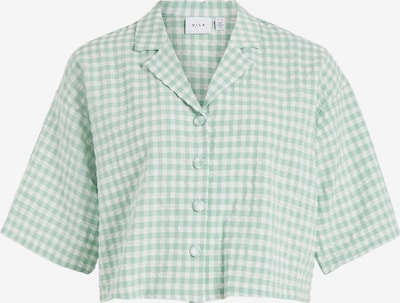 VILA Bluse 'Gingsie' in mint / pastellgrün / weiß, Produktansicht