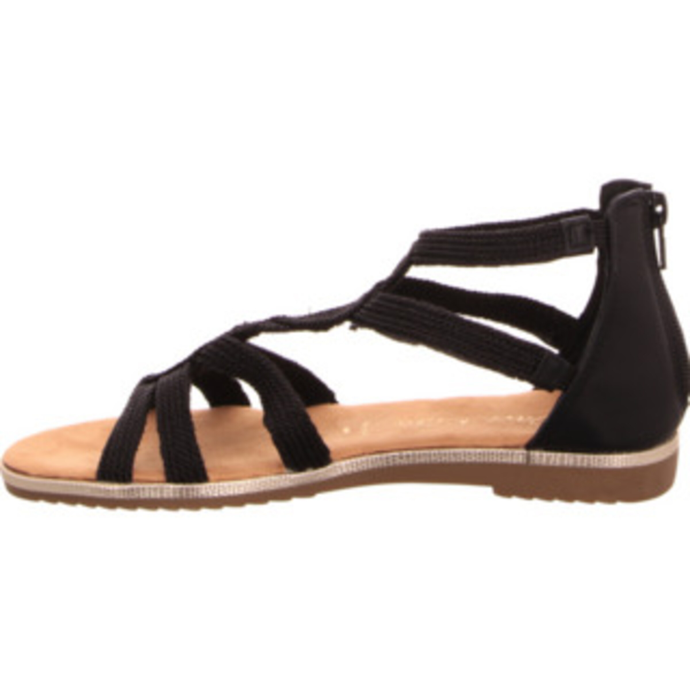 JANE KLAIN Sandale in Schwarz