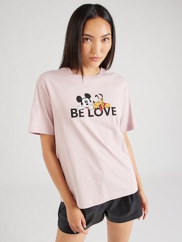 UNITED COLORS OF BENETTON T-shirt i rosa: framsida