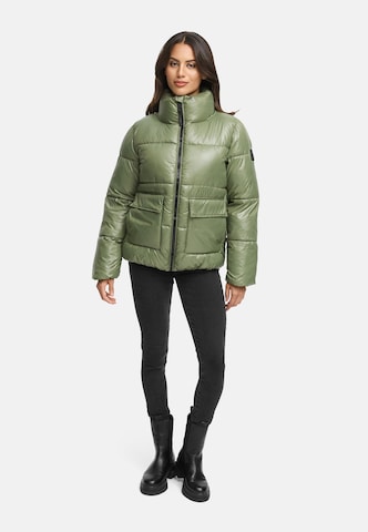 NAVAHOO Winterjas 'Eispracht 14' in Groen