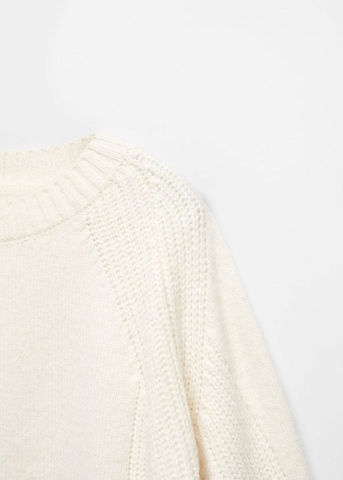 MANGO Sweter 'Confundo' w kolorze biały