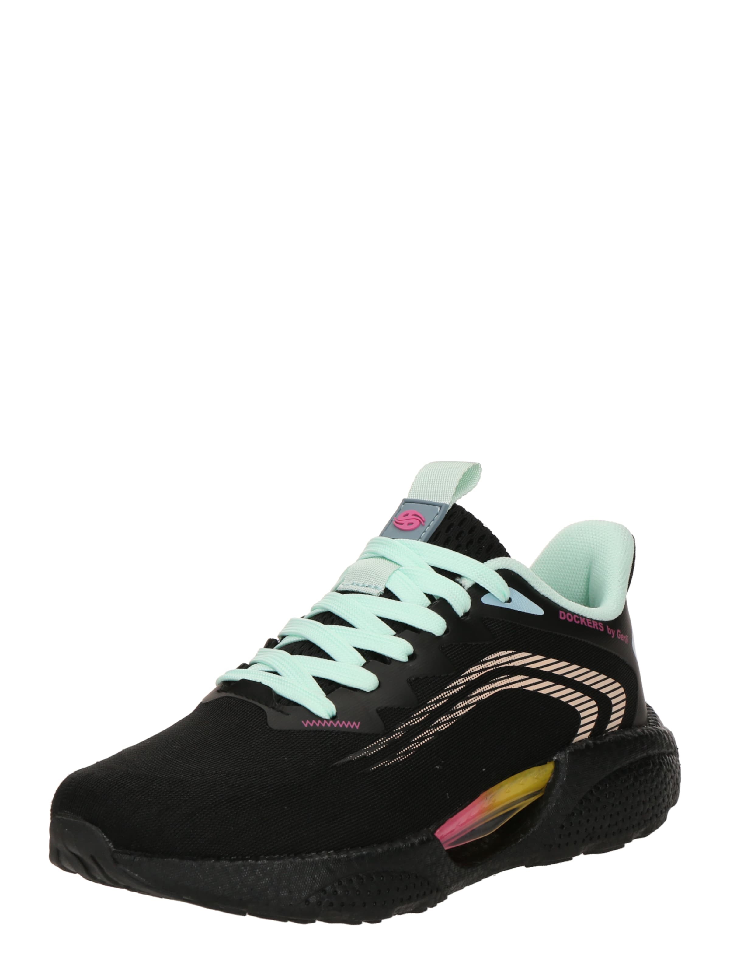 Sneaker low de la Dockers by Gerli pe negru: față