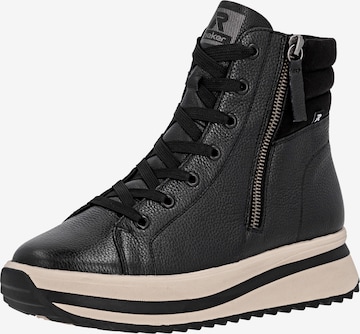 Boots Rieker en noir : devant