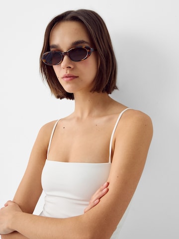 Bershka Sunglasses in Brown