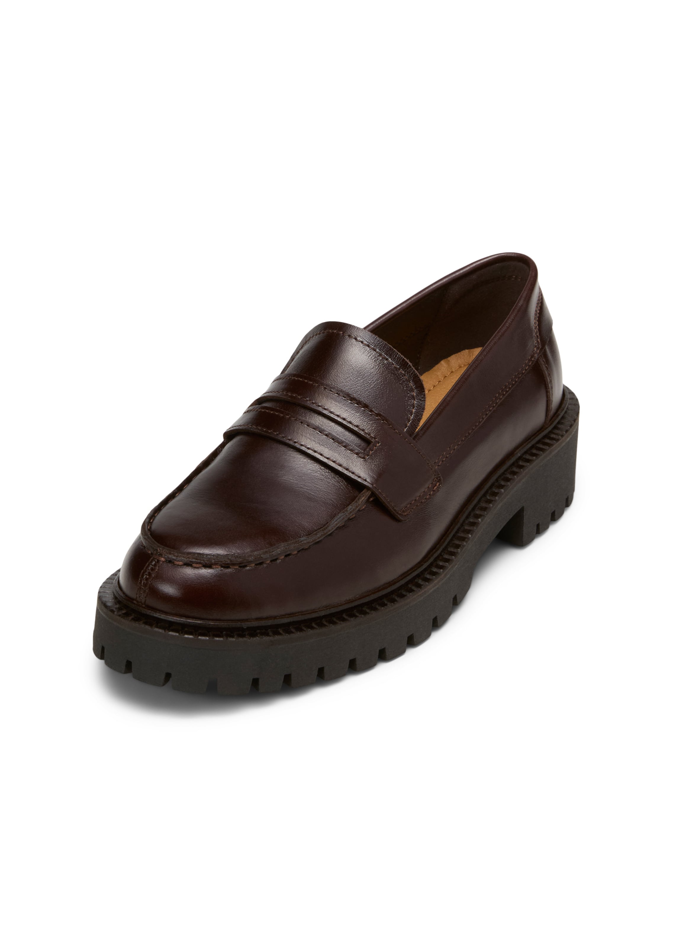 Marc O'Polo Slip-ons in Brown: front