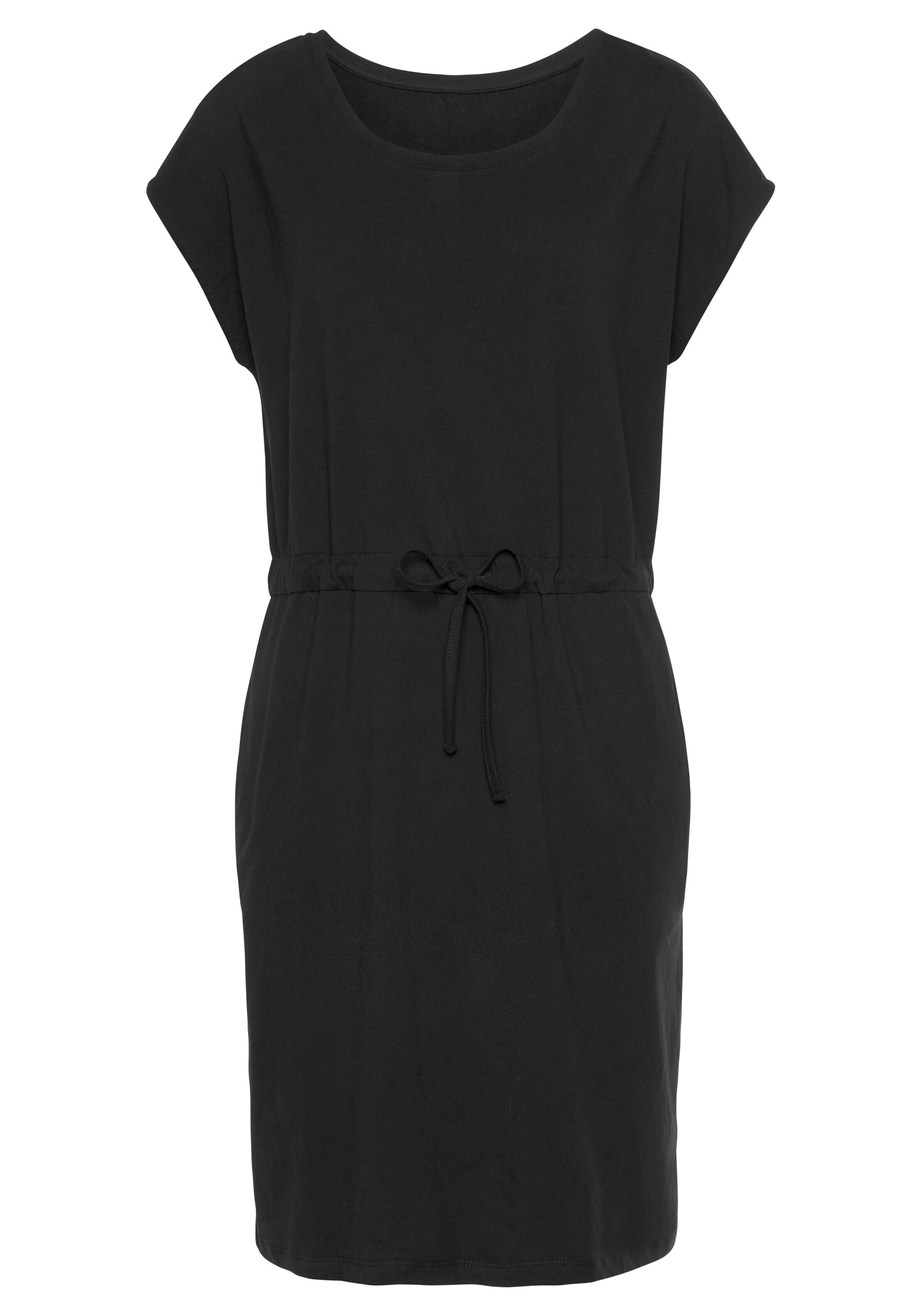 BEACH TIME Letné šaty - Čierna: predná strana