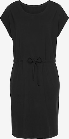 BEACH TIME - Vestido de verano en negro: frente