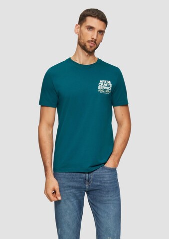 T-Shirt s.Oliver en bleu : devant