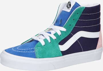 Baskets hautes VANS en bleu : devant