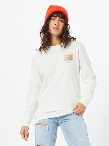 T-shirt fonctionnel BILLABONG en blanc : devant