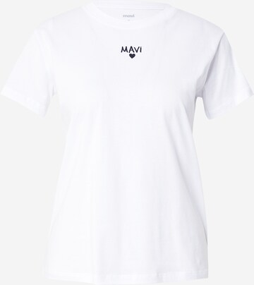 Mavi Shirt in Wit: voorkant