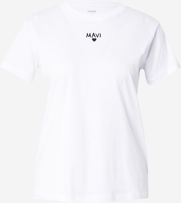 T-shirt Mavi en blanc : devant