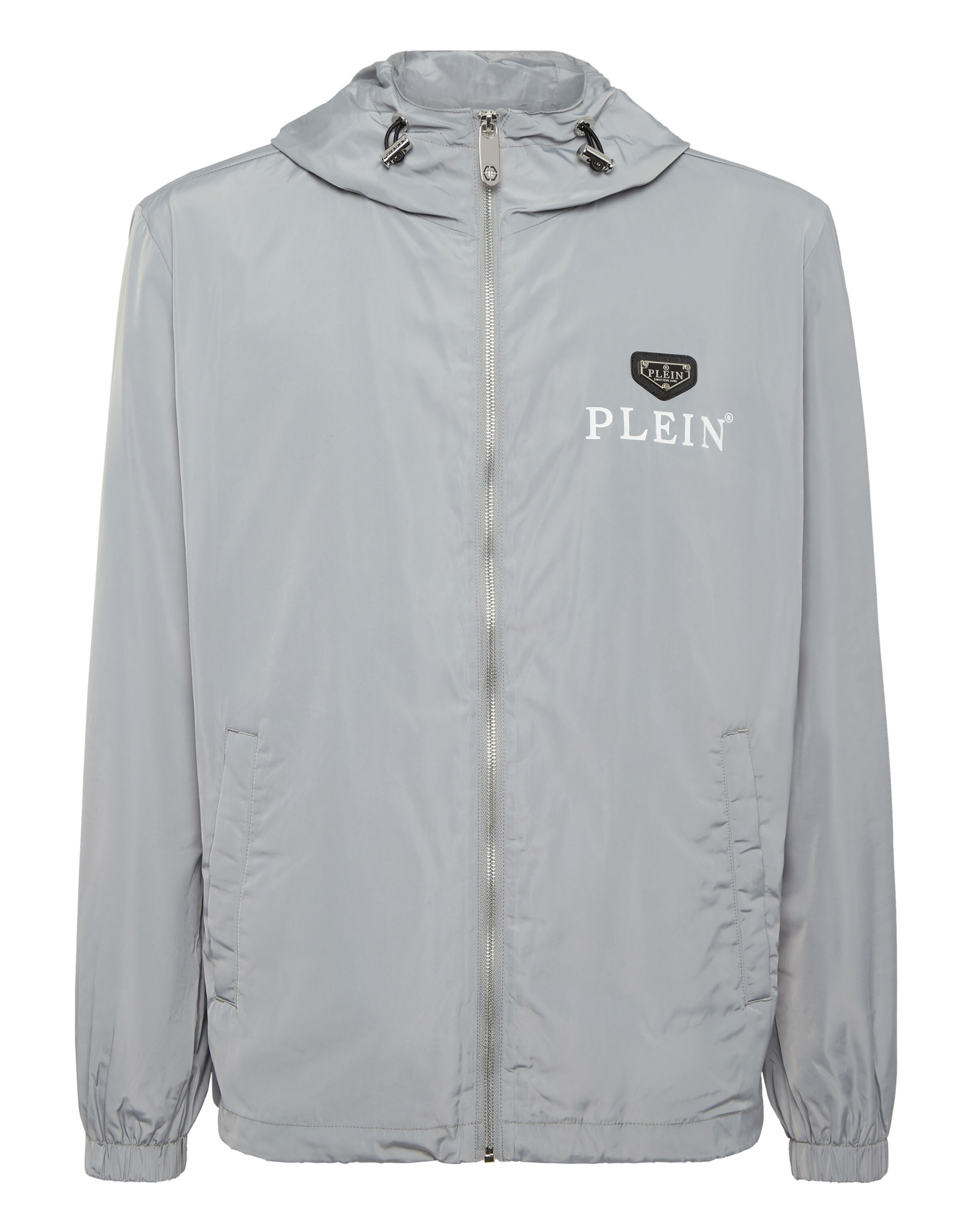 Philipp Plein - Chaqueta de entretiempo en gris: frente