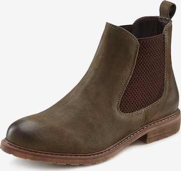 LASCANA Chelsea Boots in Green