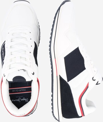 Pepe Jeans Sneakers laag 'Tour Club' in Wit