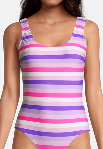 BECO the world of aquasports Swimsuit 'Fresh Stripes' in Pink