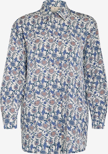 Peppercorn Pusero 'Fione' värissä kerma / taivaansininen / petrooli / oranssi, Tuotenäkymä