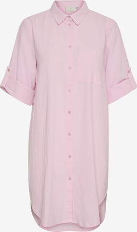 Robe-chemise Kaffe en rose : devant