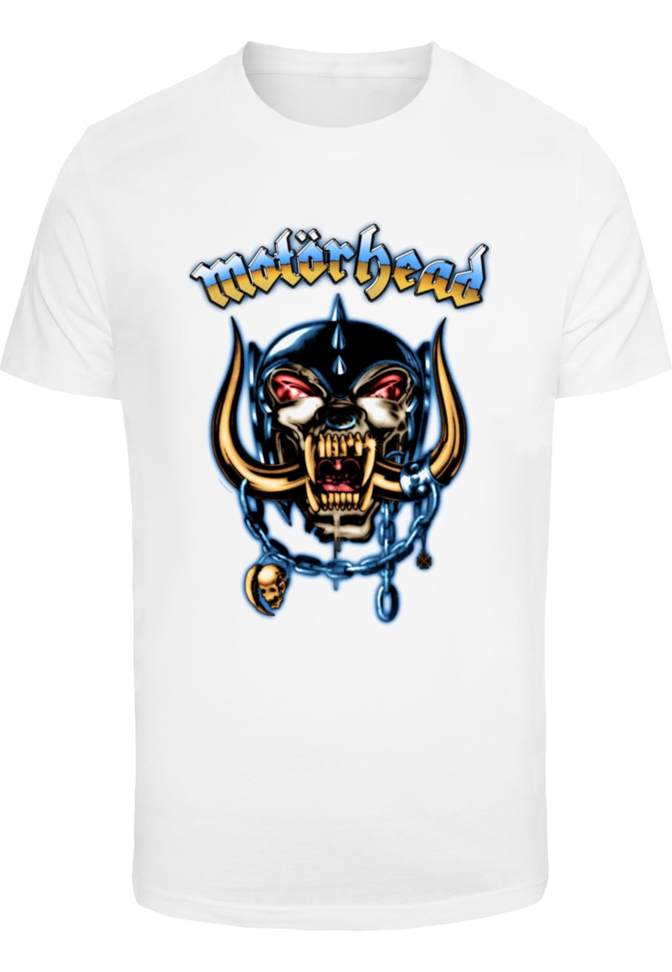 Maglietta 'Motorhead - 50th Airbrush Warpig' di Merchcode in bianco: frontale